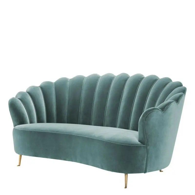Foshan Modern Design Messina Curved Couch Luxury Hotel and Home Furniture