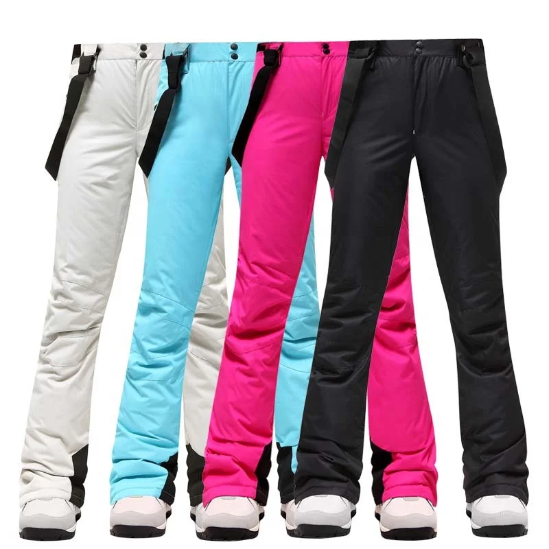 Warm Snow Trousers Winter New Winter Ski Parain Ponchoutdoor High Qualrain Jacketof Waterproof Sportswear for Women Women Pants