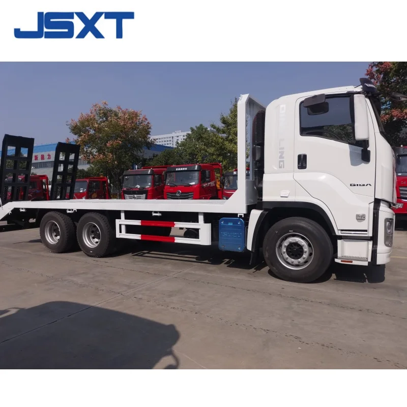 JSXT for Machinery Transport 6*4 Type 380PS Truck with Lowbed Trailer Combination