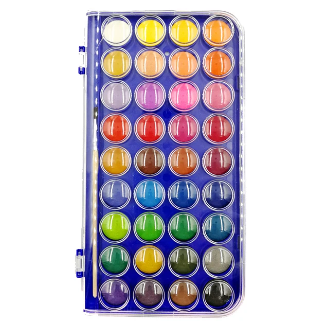 professional 18/24/36/42 colors solid watercolor solid water color for drawing