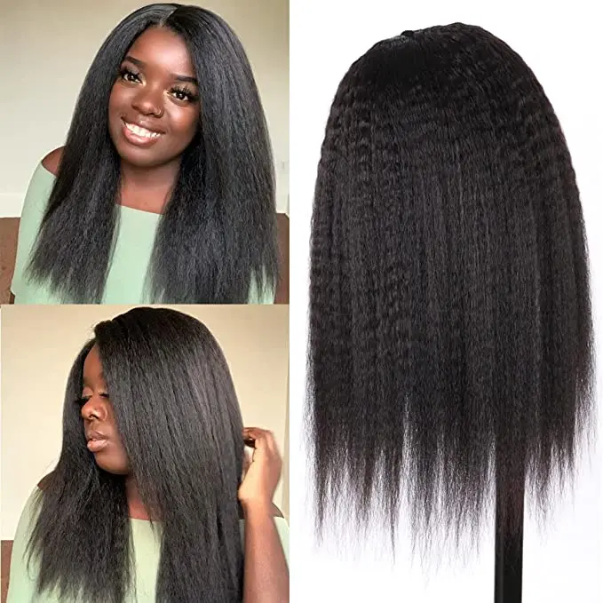 Wholesale Vendor 100% Brazilian Virgin Hair Pre Plucked 20Inch Transparent Lace Human Hair Wigs With Baby Hair For Black Women