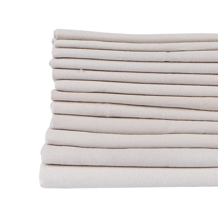 10s/2*10s*3 88*58 370gsm Polyester/cotton greige fabric for bag making
