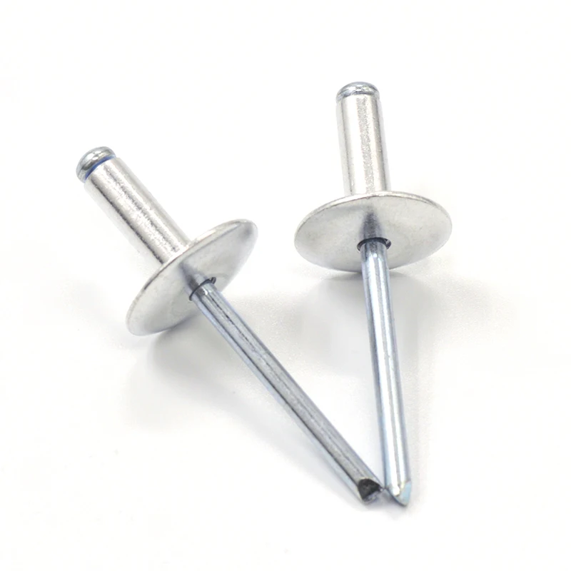 China Factory Supply 4.8mm Aluminum/Steel Flange Open End Blind Rivet