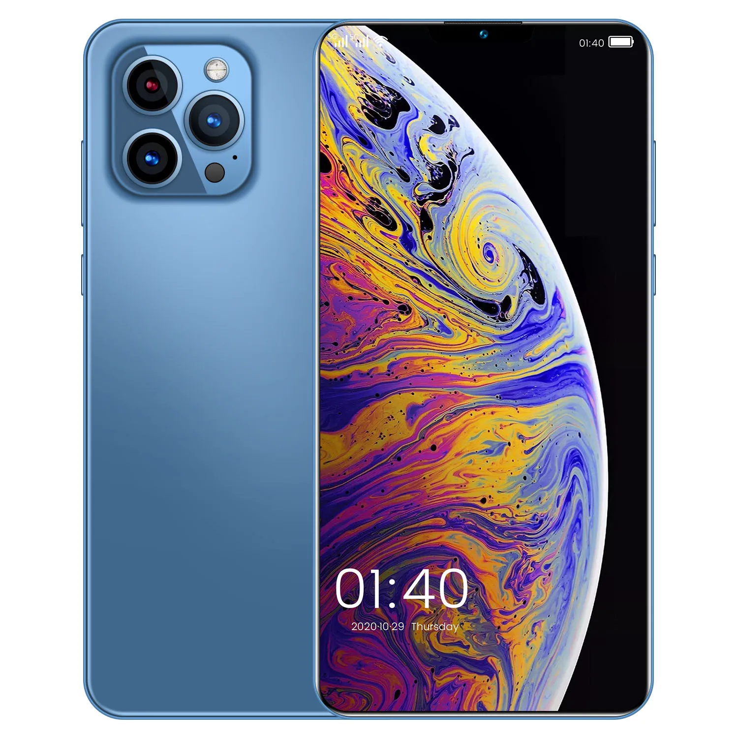 
Phone12 Pro Max 12Gb+512Gb High Cost Performance Exquisite Appearance New Gaming Mobile Phones 4G 5G 
