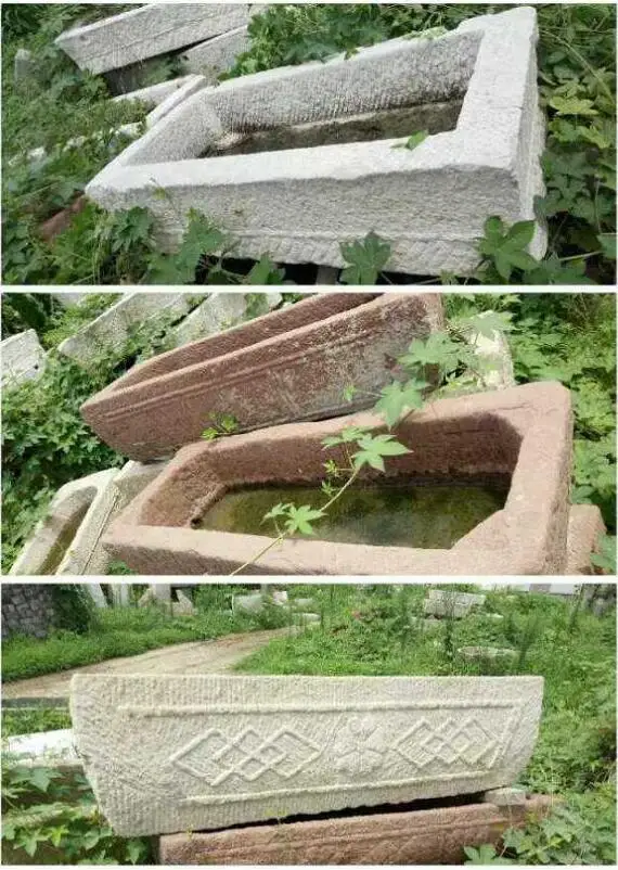 Античные Каменные кашпо