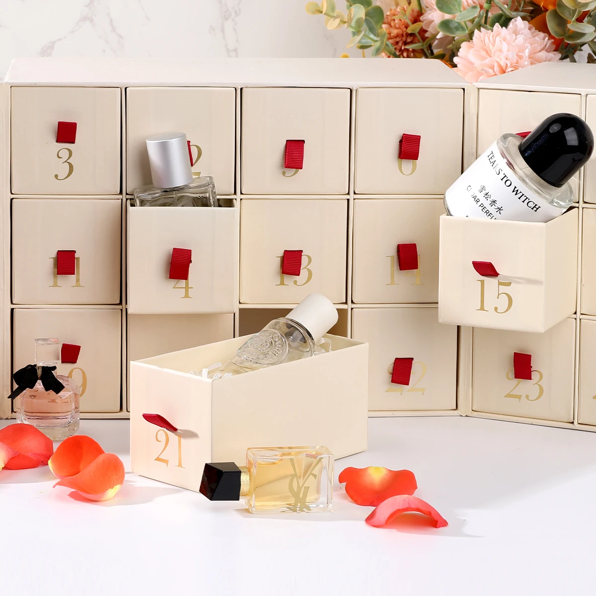 Christmas Advent Calendar Gift Box Calendar Box For Roses Empty Advent Calendar