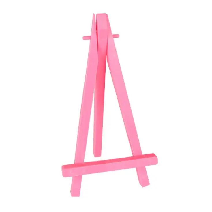 Mini easel folding plastic Painting frame mobile phone display bracket triangle small easel