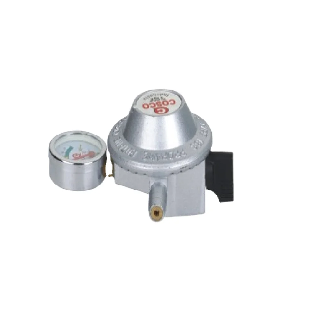 
aluminium LPG gas regulator with meter 