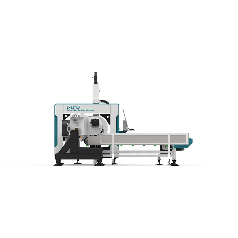 LX62TNA Industry auto fiber laser tube metal cutting machine cut carbon steel stainless steel iron pipe