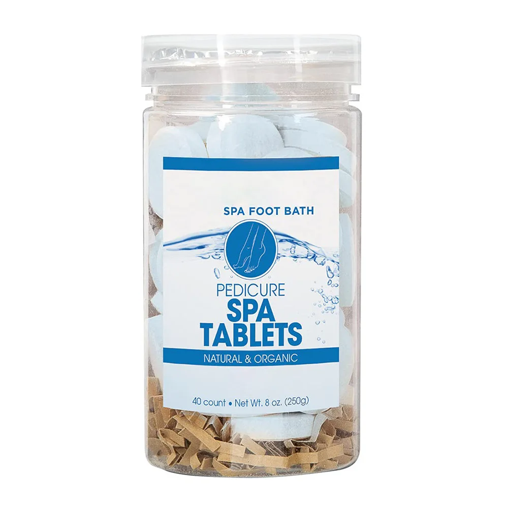Organic Foot Soak Tablets ,Pedicure Spa Foot Bath Tablets for 40 Count