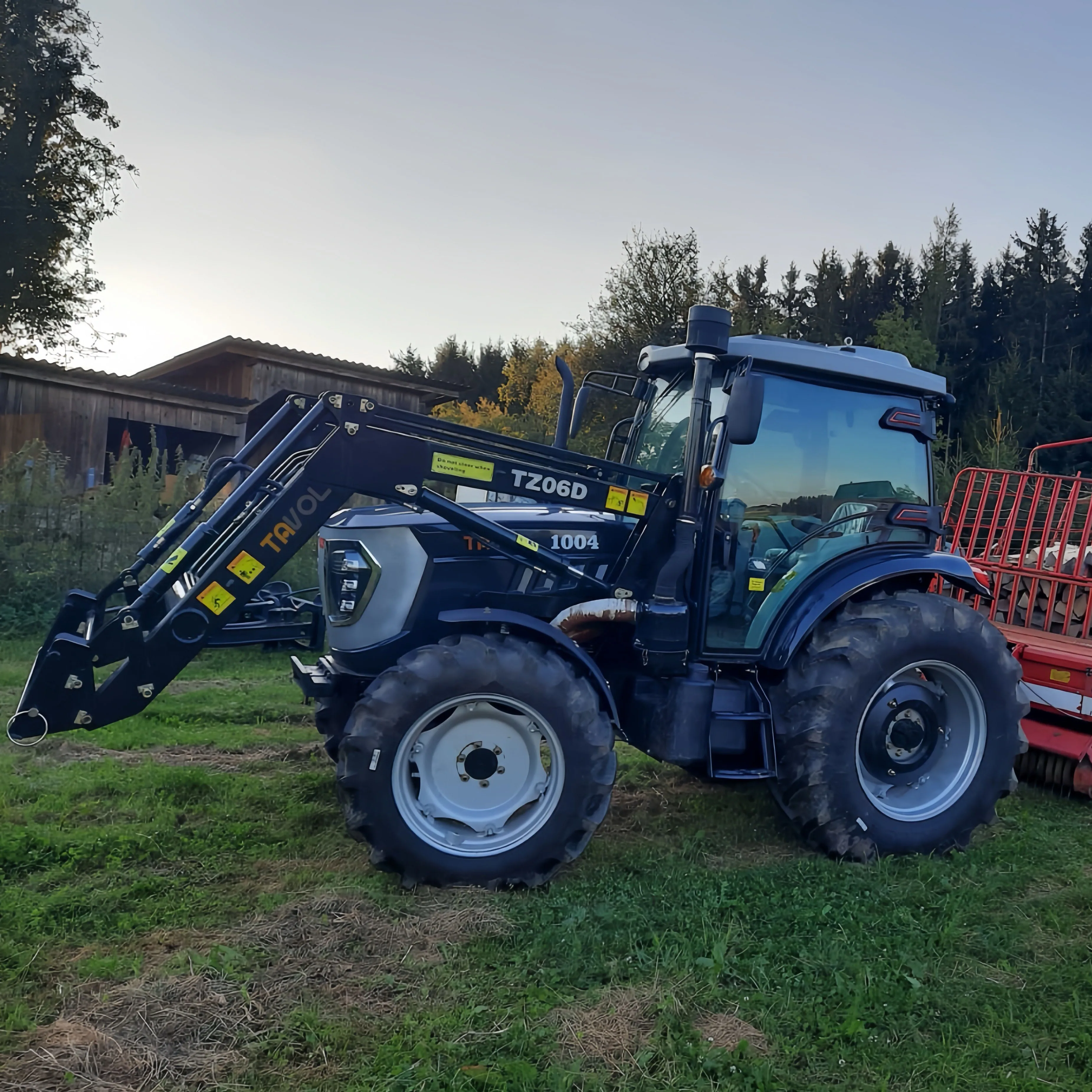 Farm popular new style Tavol 80hp 90hp 100hp small garden farm tractors agriculture tracteur machinery compact tractor for sale