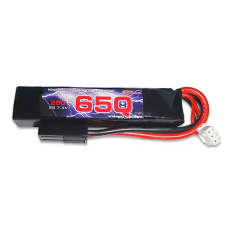 Airsoft /Gun/RC Model/Hobby Lithium Polymer Battery 7.4V 25C 2S 650mah Lipo Battery
