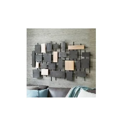 Hot Selling Customized Size Colour and Shape Metal Iron Wall Arts for Home and Office Decoration Recent Trend Hanging Feature