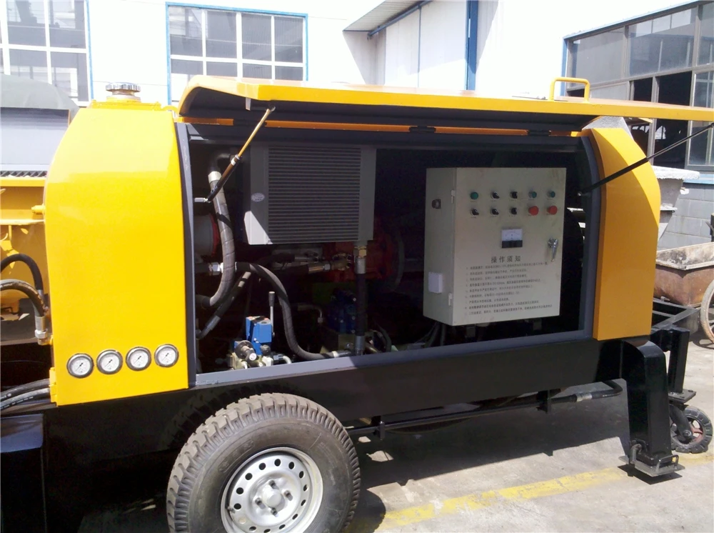 
small professional remote car with ISO9001 concrete pump putzmeister p HBTS20 HBTS30 