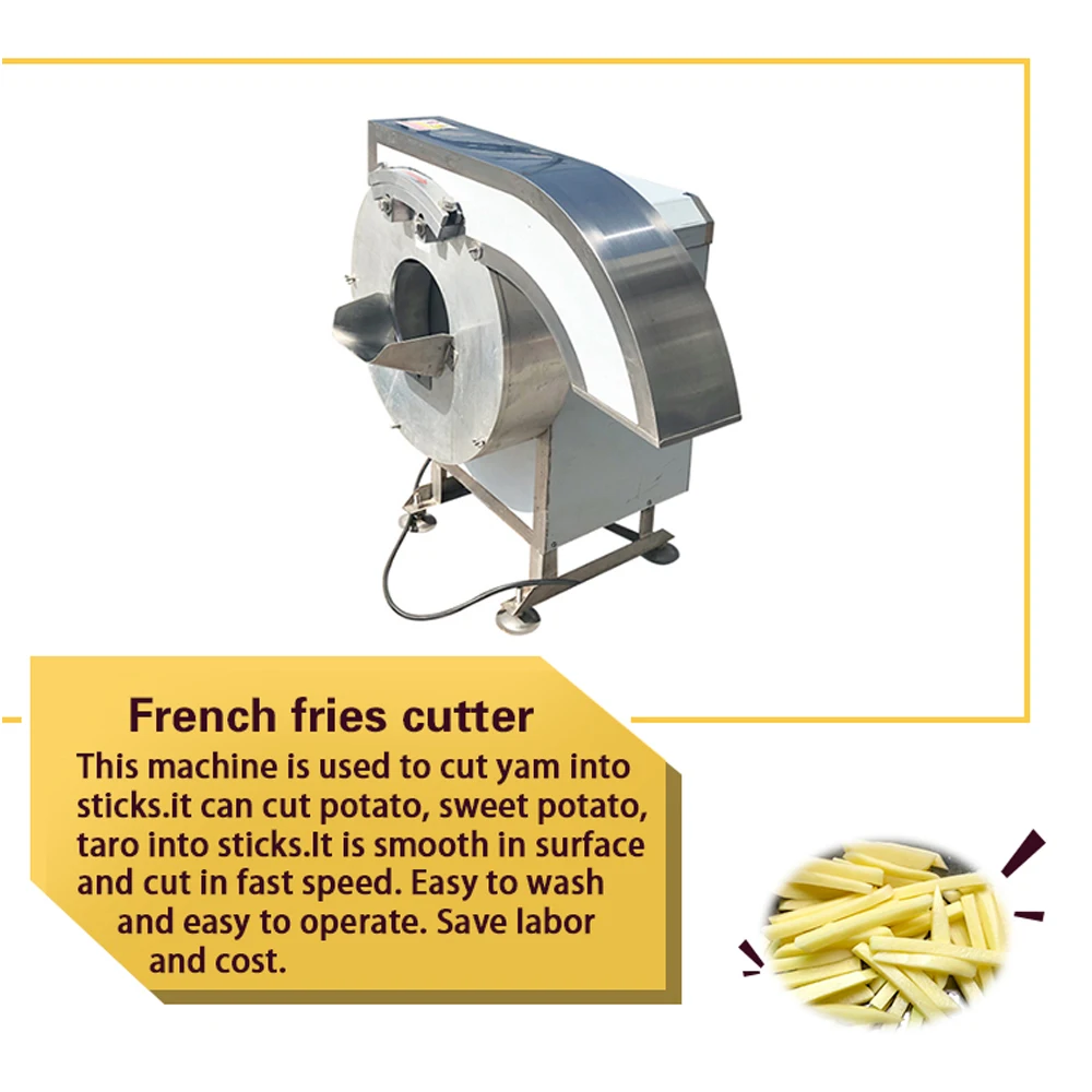 TCA commission potato french fries making machinery frozen french fries production line