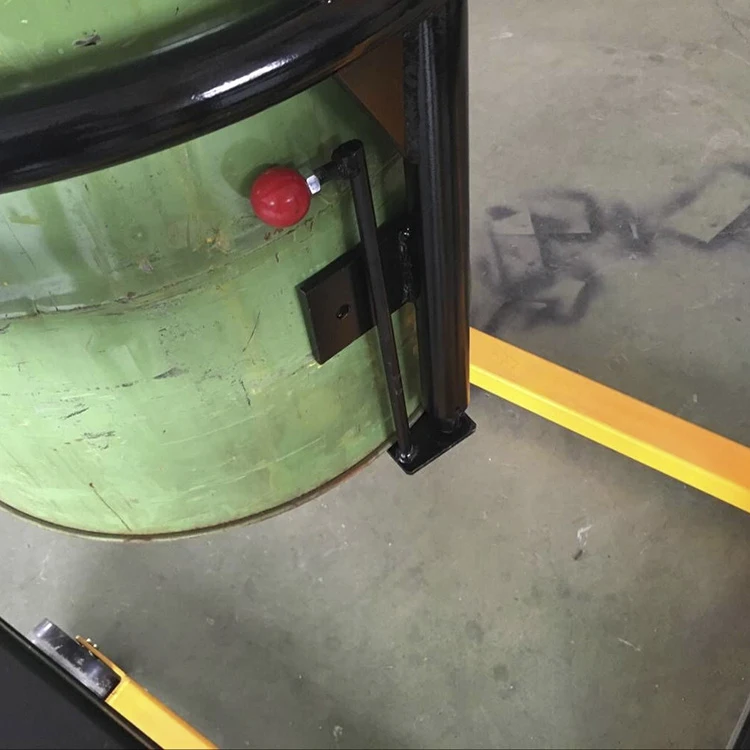 
mingfeng semi electronic oil drum truck for 55 gallon oil drum forklift with scale for warehouse for container 