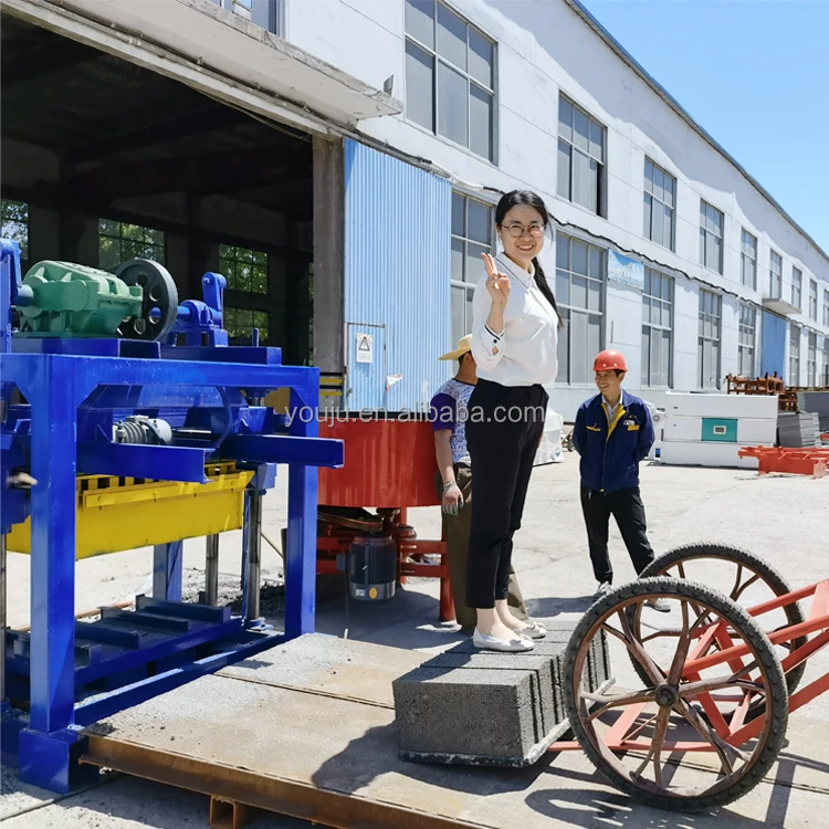 QTJ4-40 ручная машина для изготовления бетонных блоков подходящая малого бизнеса используется полого цементного кирпича с помощью оборудования производства