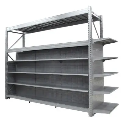 New Type Supermarket Shelving Metal Equipment Display Rack Grocery Shelves In Guangdong