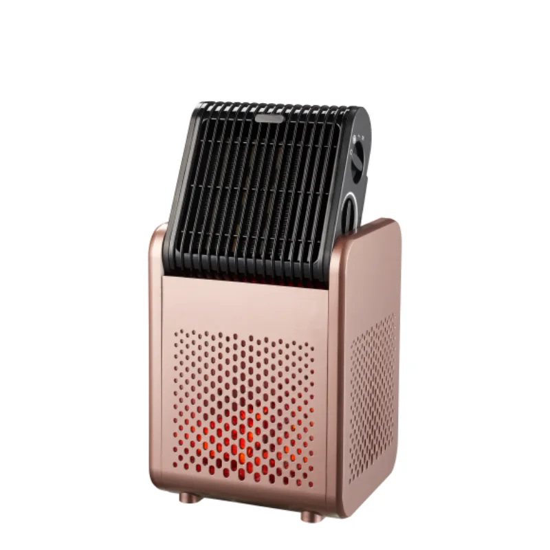 OEM Double overheat protection 02 500/1300W easy electric fireplace heater with LED flame household personal