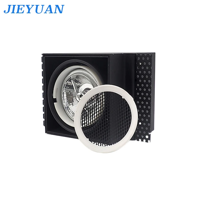 
New Product 10w 18w 1 Head Grille Light Fixture Recessed Ceiling Square LED Grille Panel light 