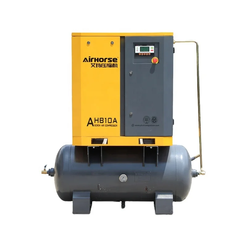 Good performance 2 in 1 Compressor 7.5KW 10HP rotary compressors 5.5KW 11KW 15KW screw air compressor
