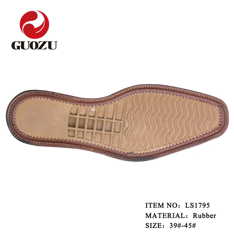 Handmade Men Dress Shoes Business Brand Rubber Shoe Sole