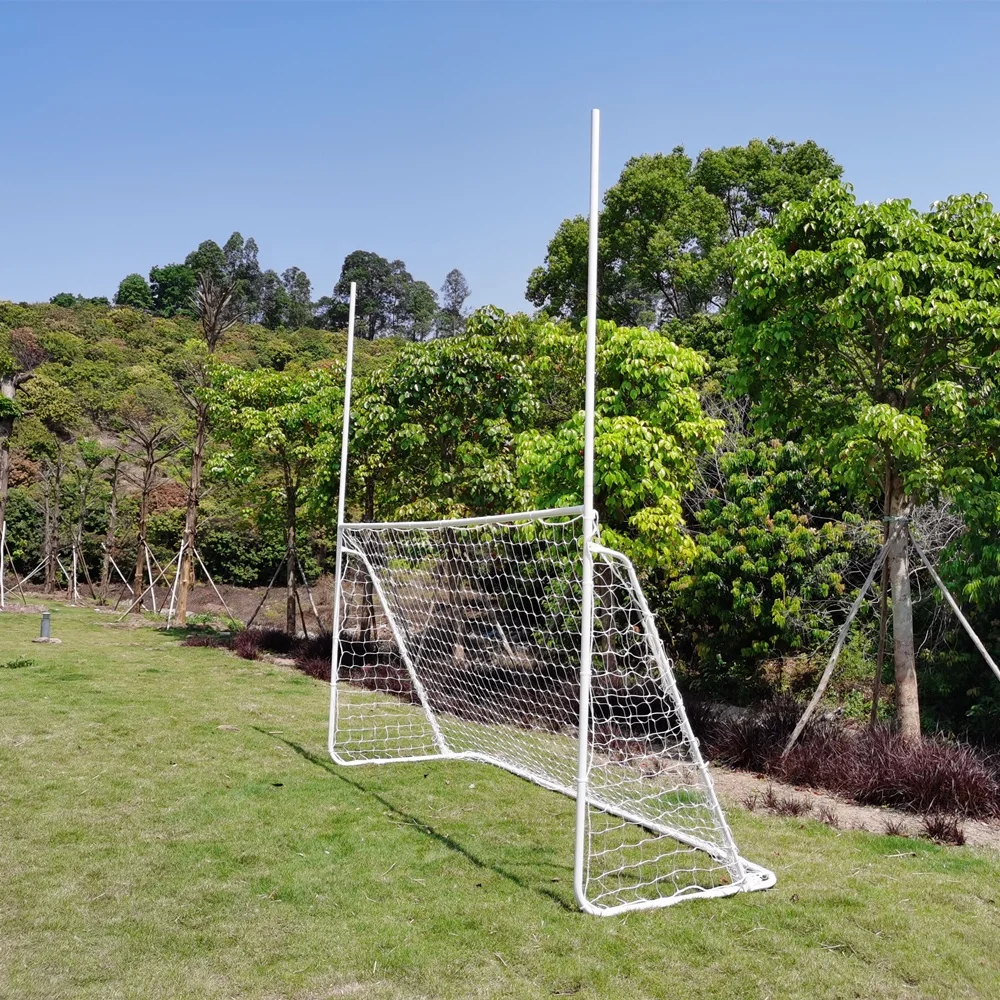 Training Equipment 12FT Steel Aluminium Portable Rugby Gaelic Football Soccer Combination Goals