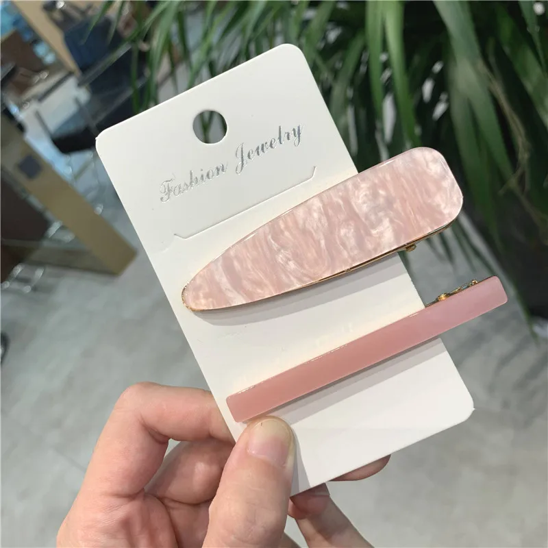 Hot sale Hairpin candy color bangs clip headwear girl simple hairpin cute side clip duckbill clip