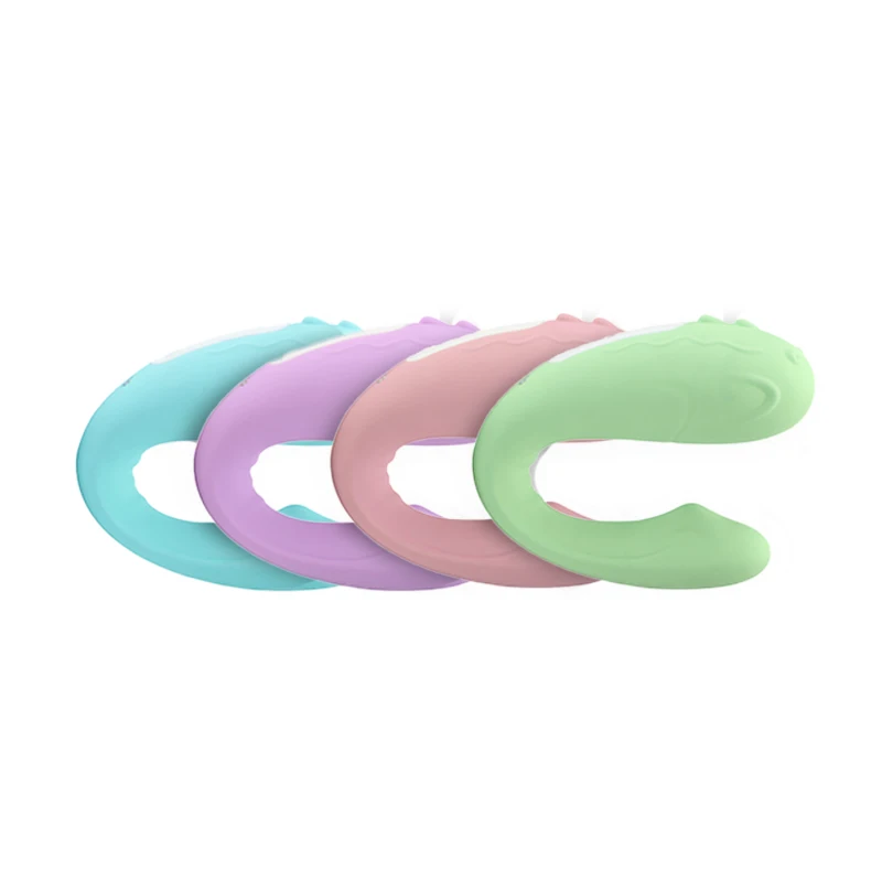 IPX8 waterproof liquid silicone with wireless control 360 rotation bendable various frequency tongue dildo vibrator