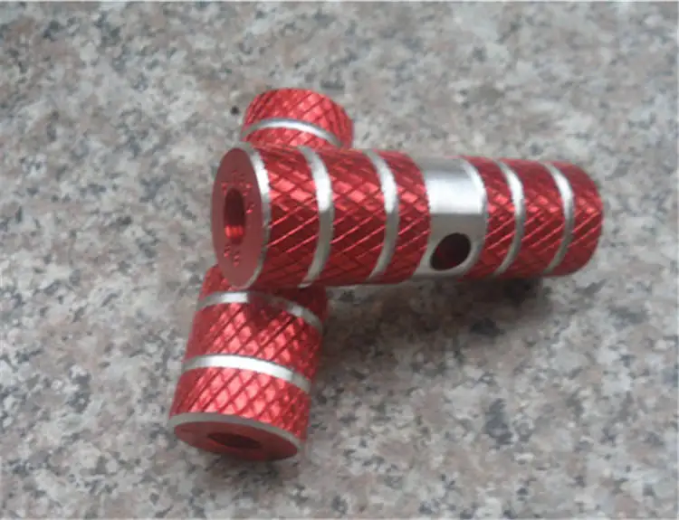 New Arrival Colorful Aluminum Alloy Bike Cycling Bicycle Rear Stunt Foot Peg