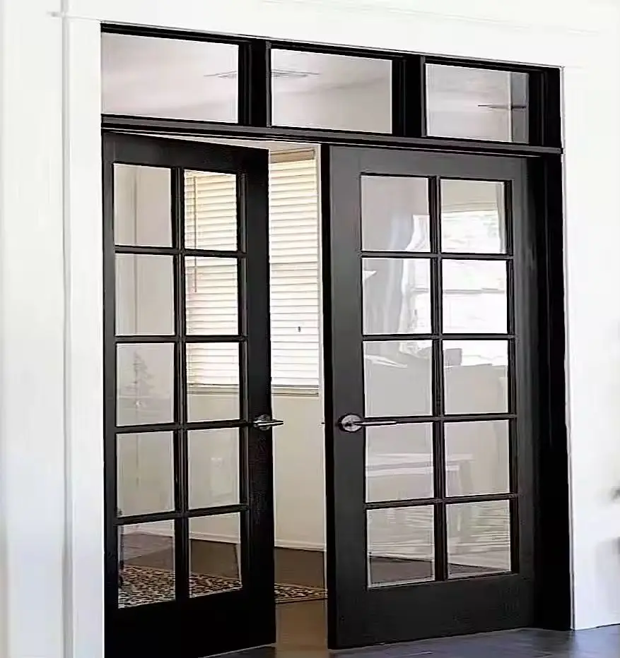ALUFRONT double glazed aluminum french door buy from China