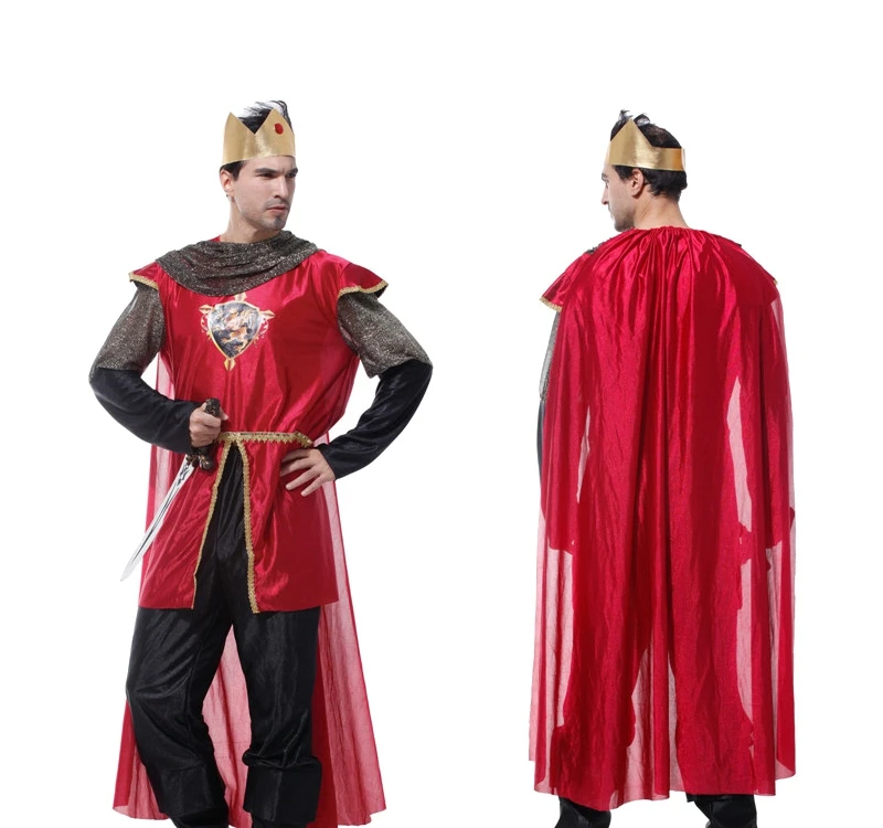 New Product Release Book Character Costumes Roman King Halloween Adult Male Cosplay Costumes