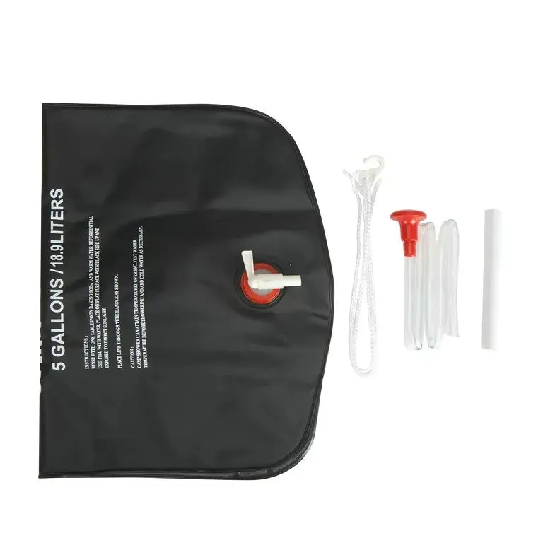Iwayman 5 Gallons Portable Solar Camping Shower Bag for Outdoor Traveling Hiking Summer Shower