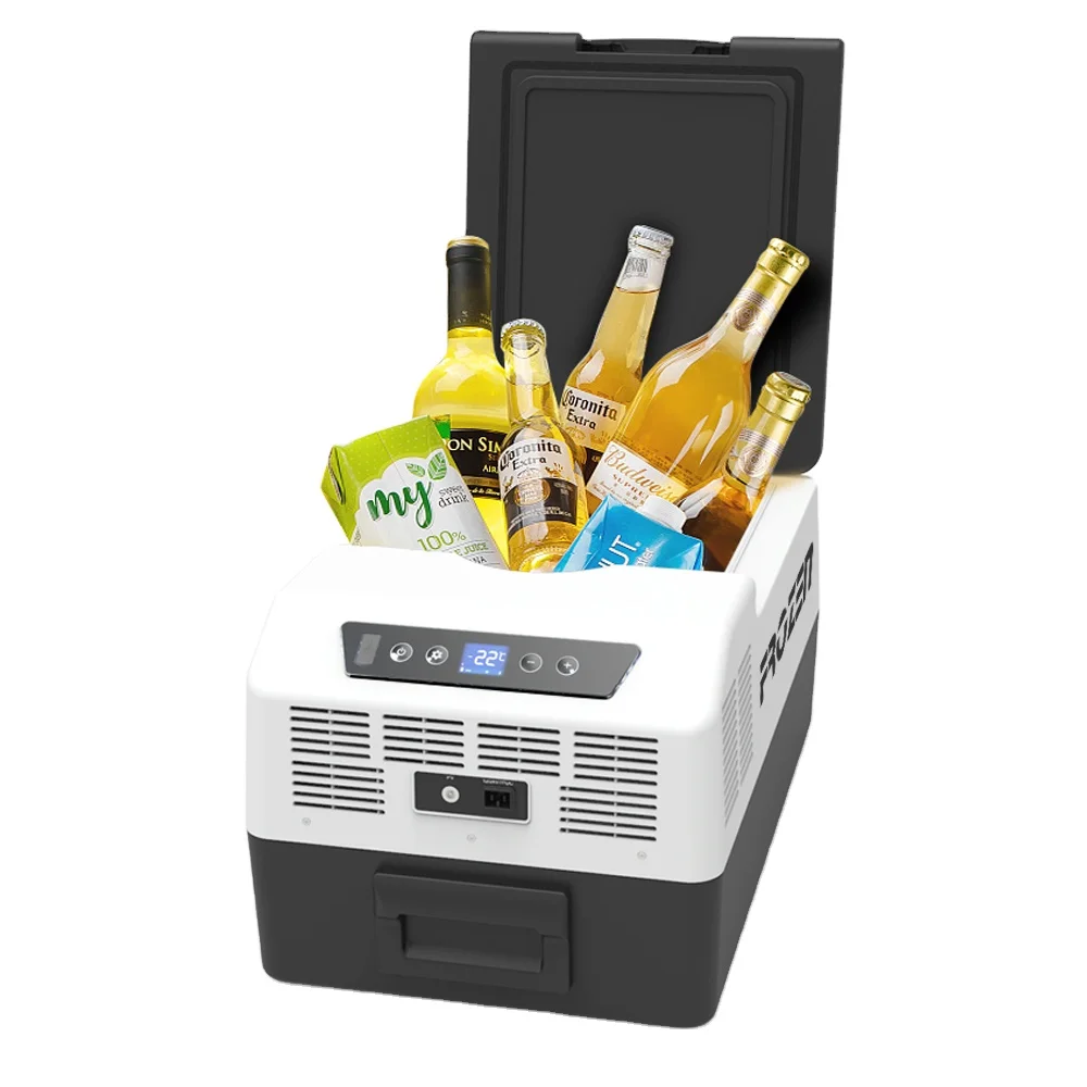 FROZEN 30L mini 12v car fridge camping freezer car refrigerator  for portable freezer