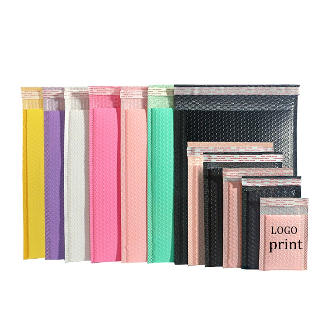 Дешевая Сумка-конверт с черным розовым пузырьком, с логотипом на заказ