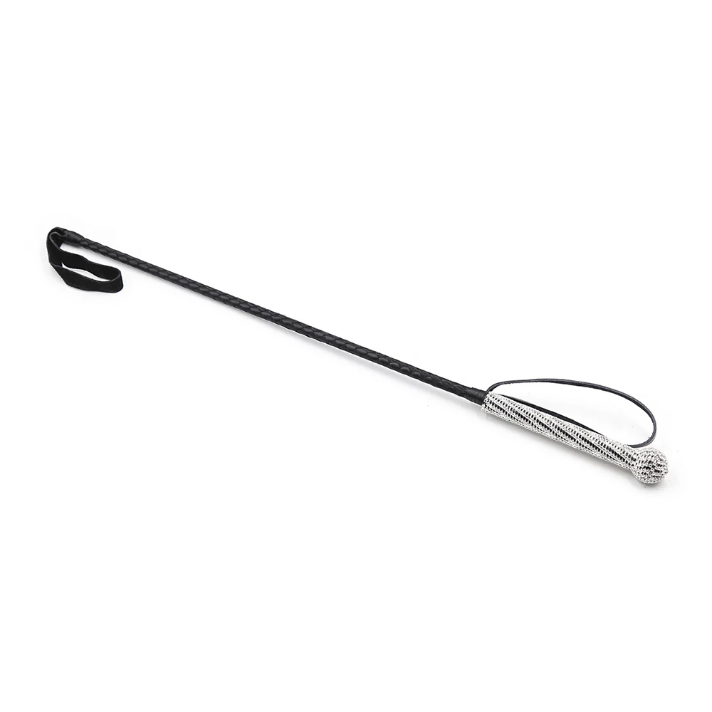 
High-grade Crystal BDSM Spanking Whip Bondage Floggers Sexy Toys for Female Long Whips for Stage Property Kit 