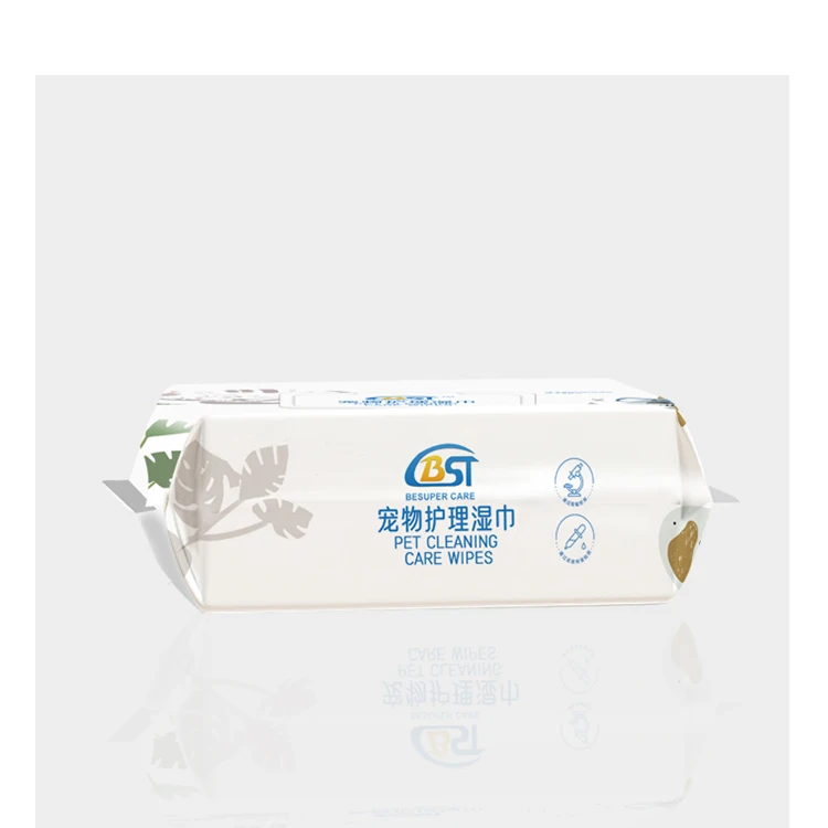 Лидер продаж, товары для домашних животных, 100% натуральные салфетки для чистки ушей домашних животных, органические Биоразлагаемые Салфетки для домашних животных