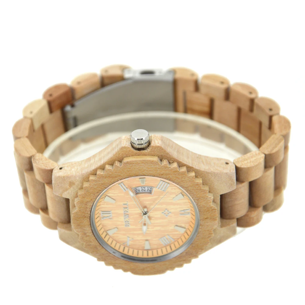 wholesale cheap BEWELL wooden watch men watch big discount for the mid-year
