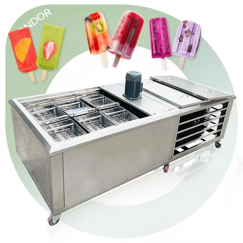 Automatic Full Lolly Unmold Guangzhou South Africa Thai Mini Maker Frozen Ice Cream Bar Popsicle Machine