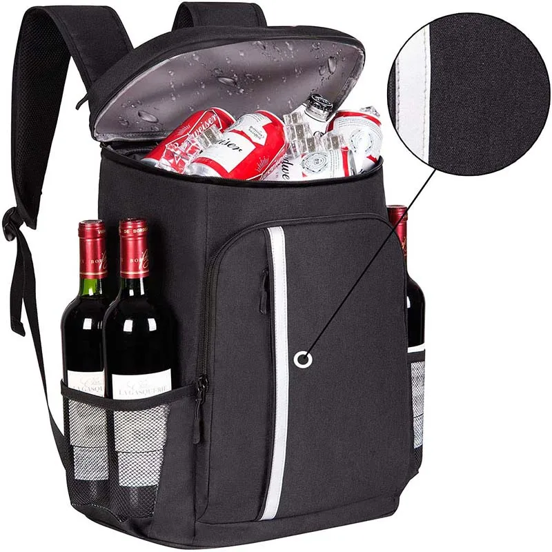 
Leak-Proof Thermal Picnic backpack Food Cooler Bag Insulated Cooler Backpack 30 Cans 