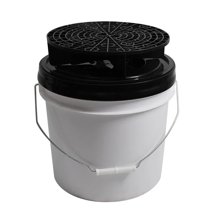10 L 12 L 13 L 15 L 20 L High Transparent Plastic Bucket with Screw-on Lid