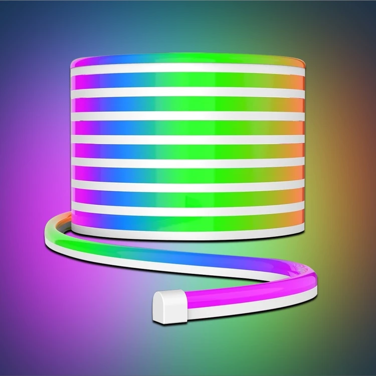 24 В DC RGB светодиодные полосы водонепроницаемые силиконовые гибкие неоновые для спальни гостиной игр украшения вечеринок