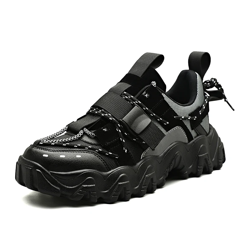 HappyChina strap ins hot sale men fashion sneakers zapatillas hombre casual designers mens soft sole shoes