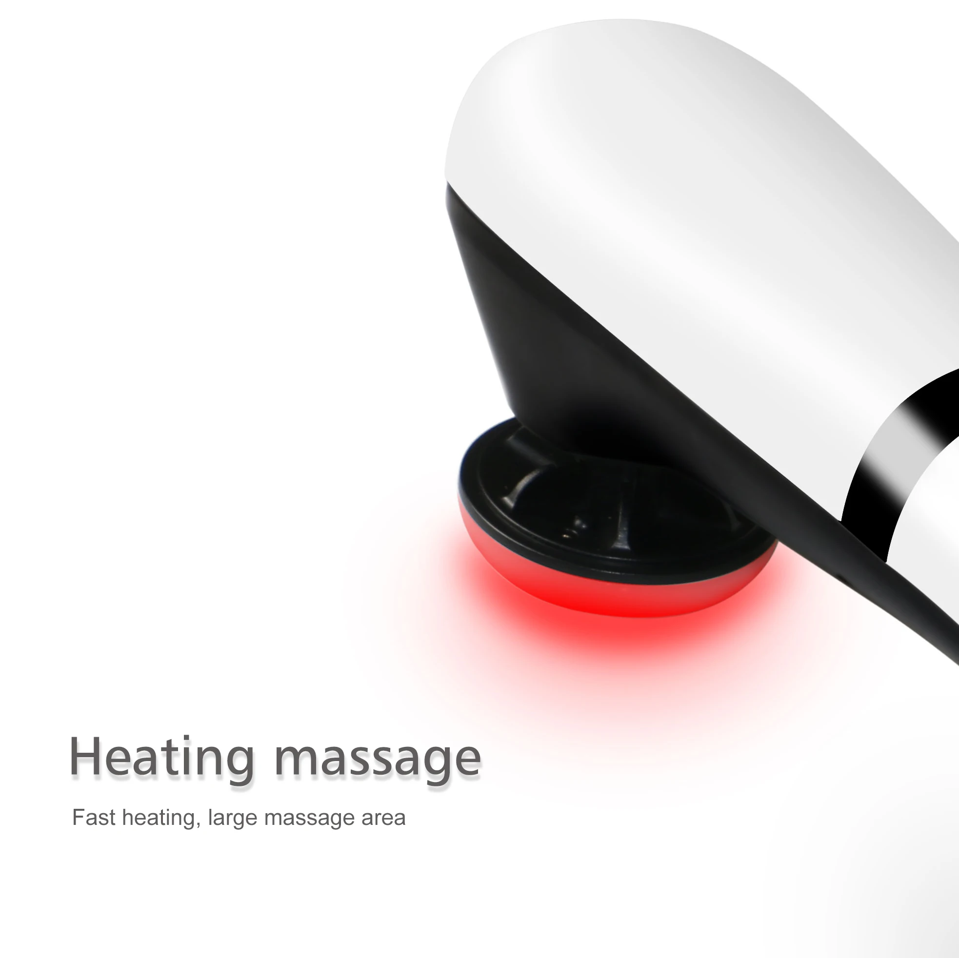 LUYAO massage product 7 interchangeable nodes electric cordless massagers handheld muscle deep tissue massager with heat therapy