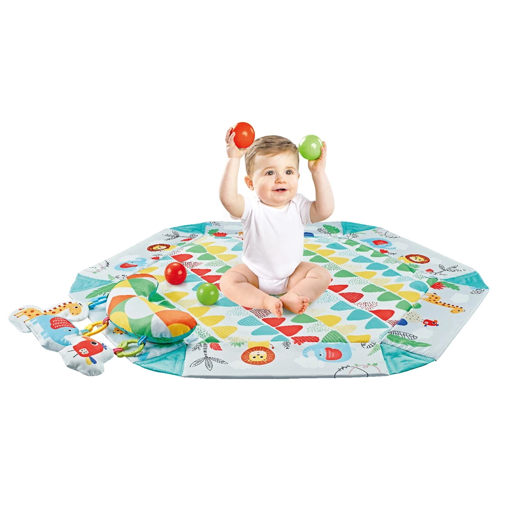Blanket Fitness Frame Rack Carpet Play Mat With Ocean Ball Toys 30 5CM ocean balls large baby play activity mat for baby