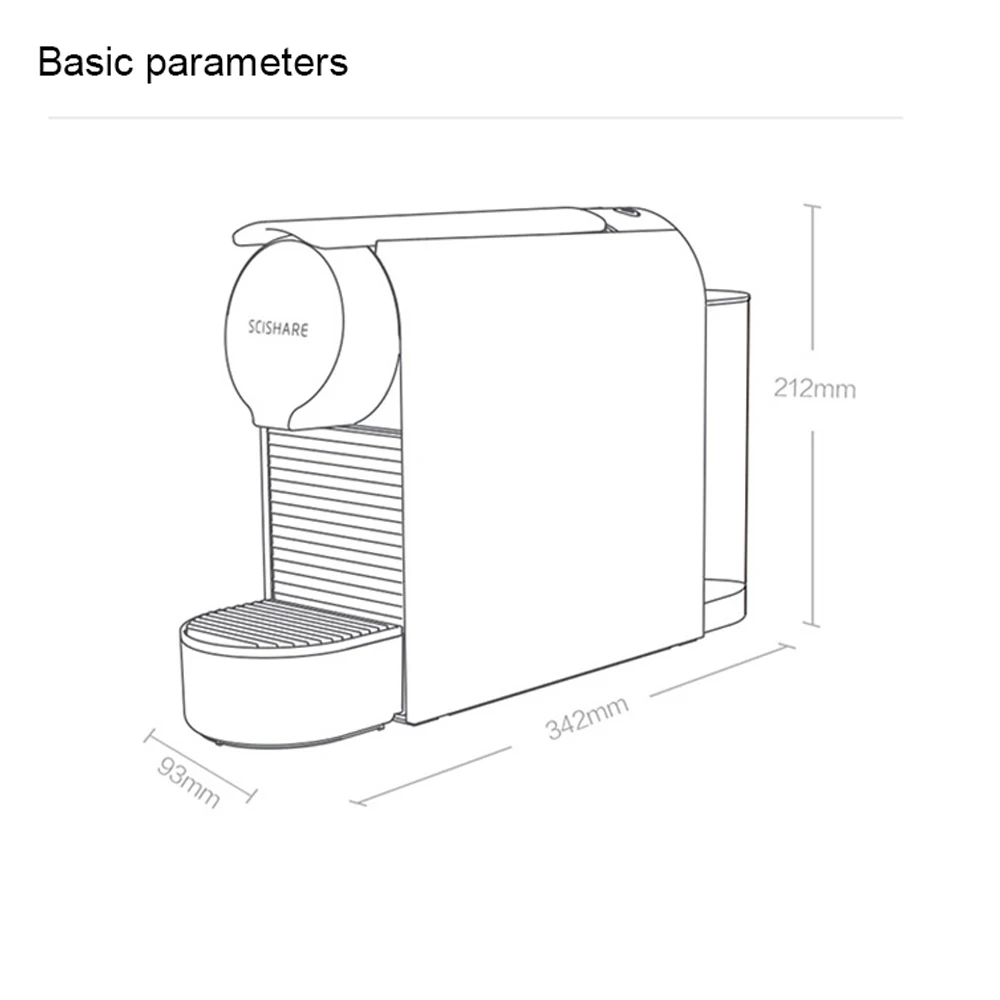 SCISHARE Automatic Mini Capsule Coffee Machine for Nespresso - S1104  Coffee Maker for home and office use