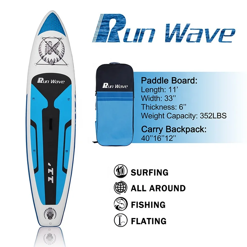 Factory Supply OEM Wholesale Water Inflatable SUP StandUp Padleboard sub board isup surfboard