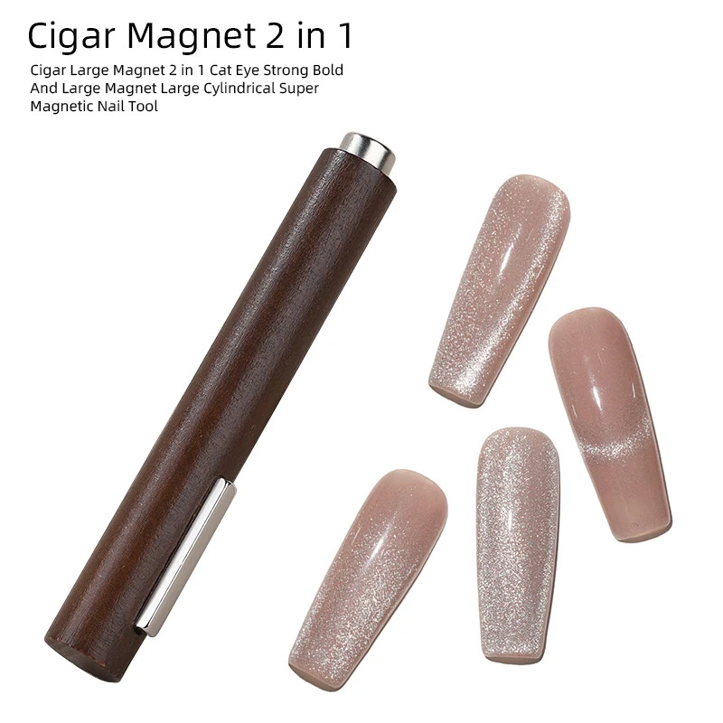 BIN wholesale price 3D 2 in 1 cat-eye gel polish Magnet Nail Powder Magic Magnet