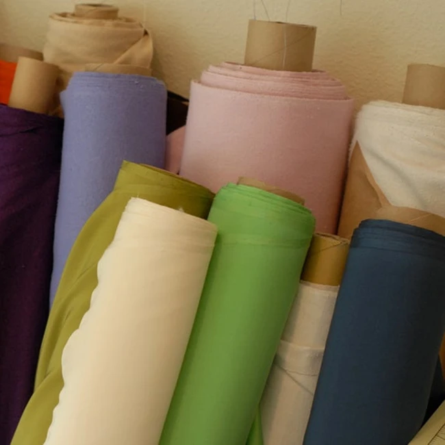 Solid Color 100% Natural Pure Silk Fabric OEKO-Tex Certified 16/19/22/25MM Silk Fabric for Pillowcases and Bedding Garment