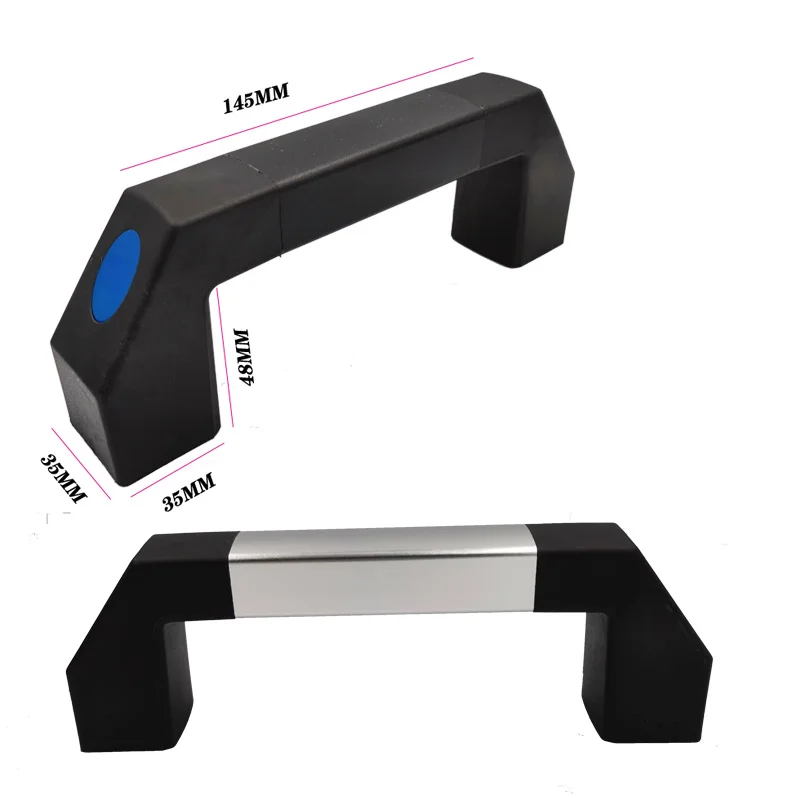 Aluminum Tube Handle Ends  Pull Handles